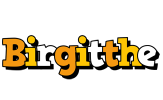 Birgitthe cartoon logo