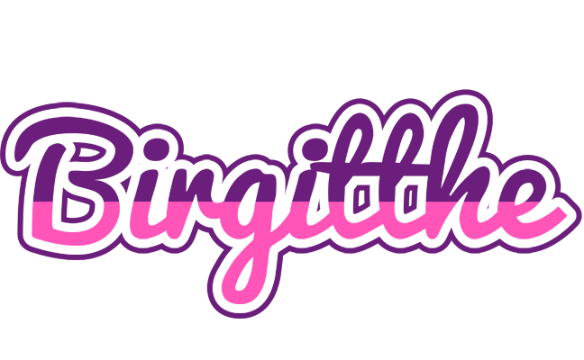 Birgitthe cheerful logo
