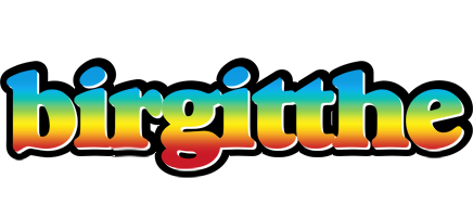 Birgitthe color logo