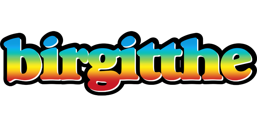 Birgitthe color logo