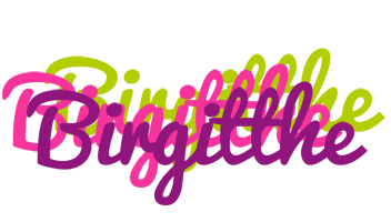 Birgitthe flowers logo