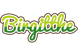 Birgitthe golfing logo