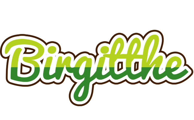 Birgitthe golfing logo