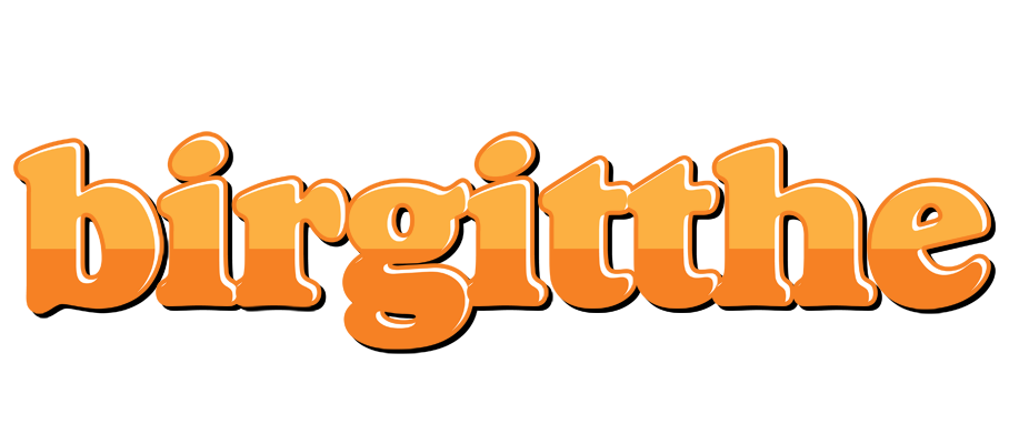 Birgitthe orange logo