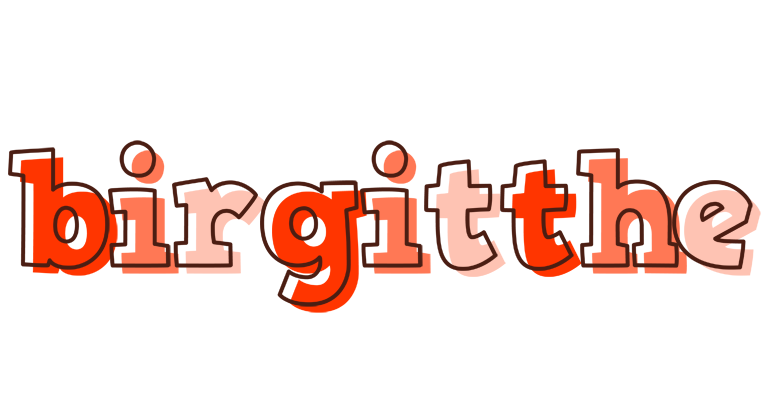 Birgitthe paint logo