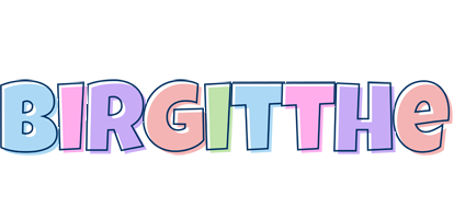 Birgitthe pastel logo