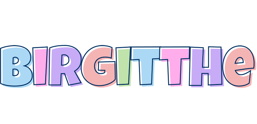 Birgitthe pastel logo