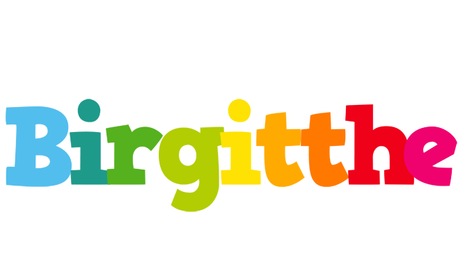 Birgitthe rainbows logo