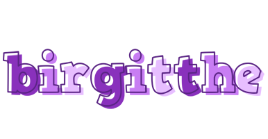 Birgitthe sensual logo