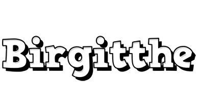 Birgitthe snowing logo