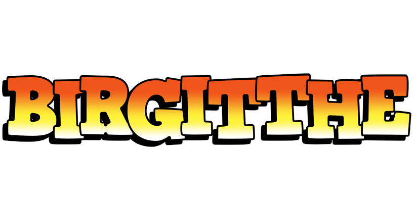 Birgitthe sunset logo