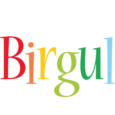 Birgul birthday logo