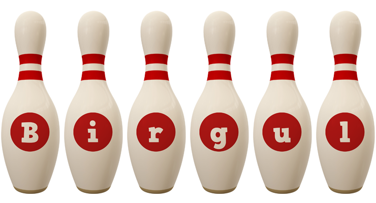 Birgul bowling-pin logo