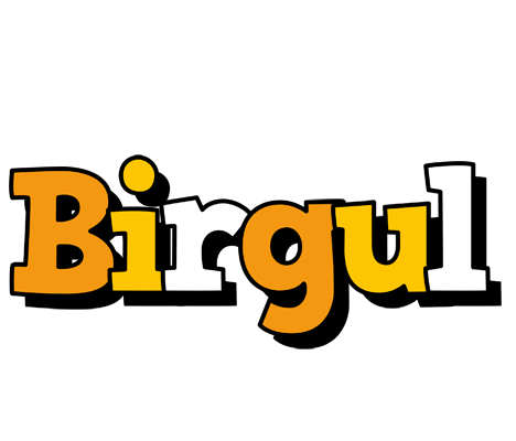 Birgul cartoon logo