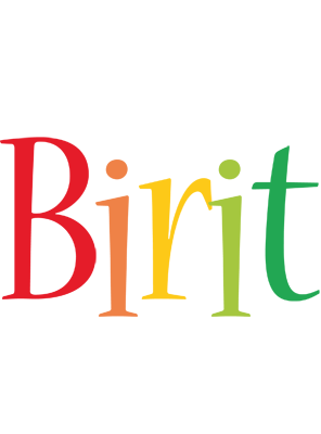Birit birthday logo