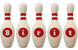 Birit bowling-pin logo