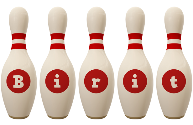 Birit bowling-pin logo