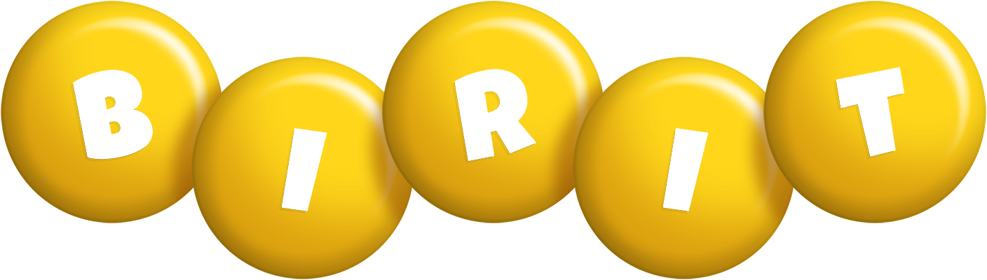 Birit candy-yellow logo