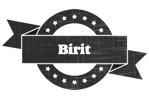 Birit grunge logo