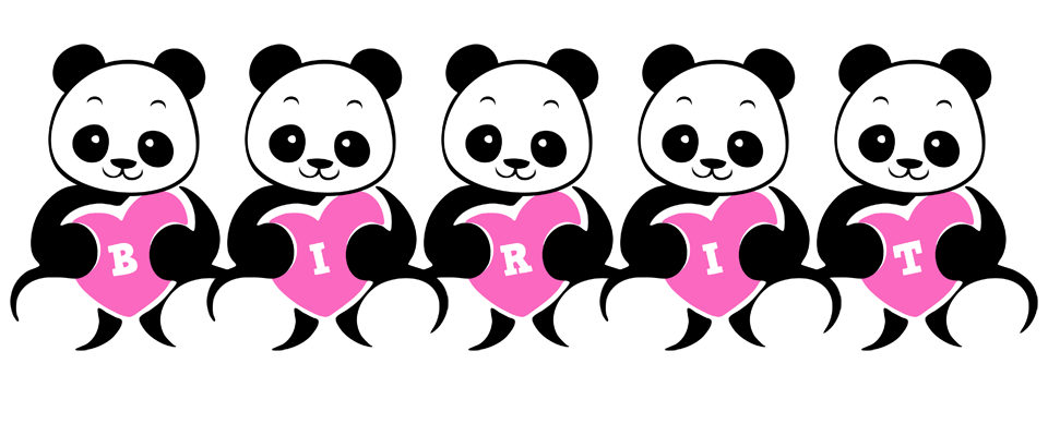 Birit love-panda logo