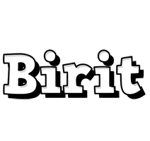 Birit snowing logo