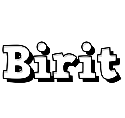 Birit snowing logo