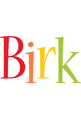 Birk birthday logo