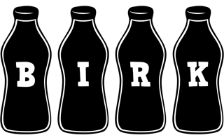 Birk bottle logo