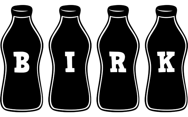 Birk bottle logo