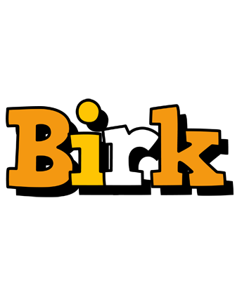Birk cartoon logo