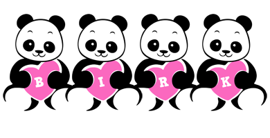 Birk love-panda logo