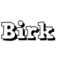 Birk snowing logo