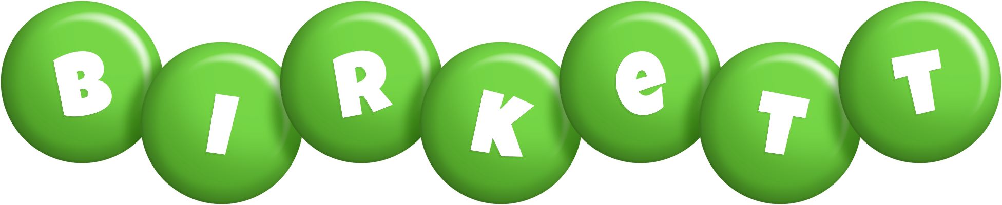 Birkett candy-green logo
