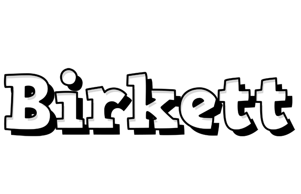 Birkett snowing logo