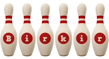 Birkir bowling-pin logo