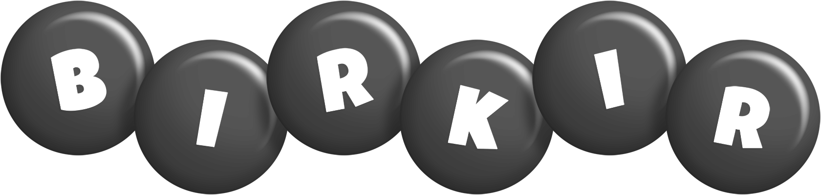 Birkir candy-black logo