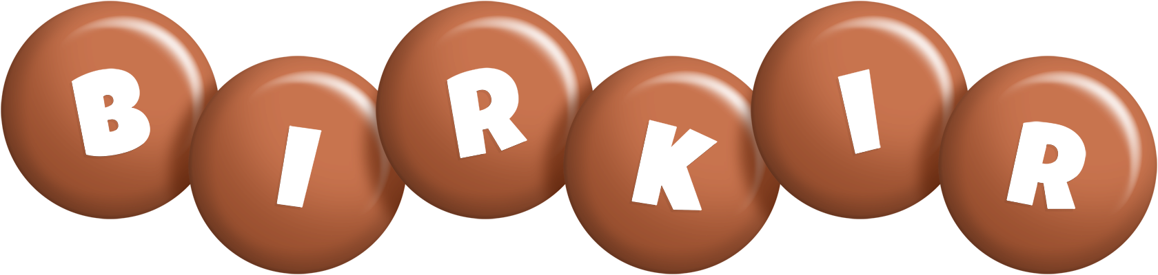Birkir candy-brown logo