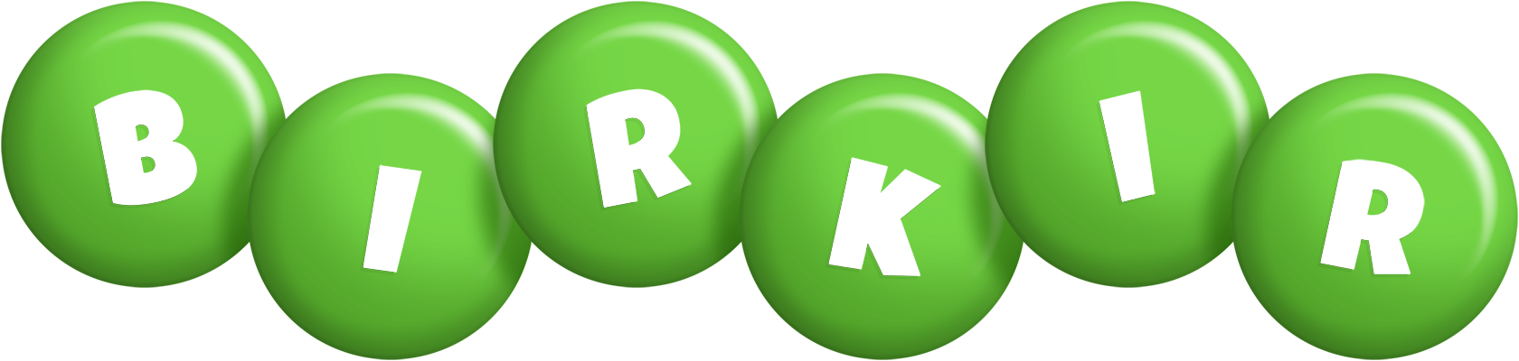 Birkir candy-green logo