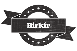 Birkir grunge logo