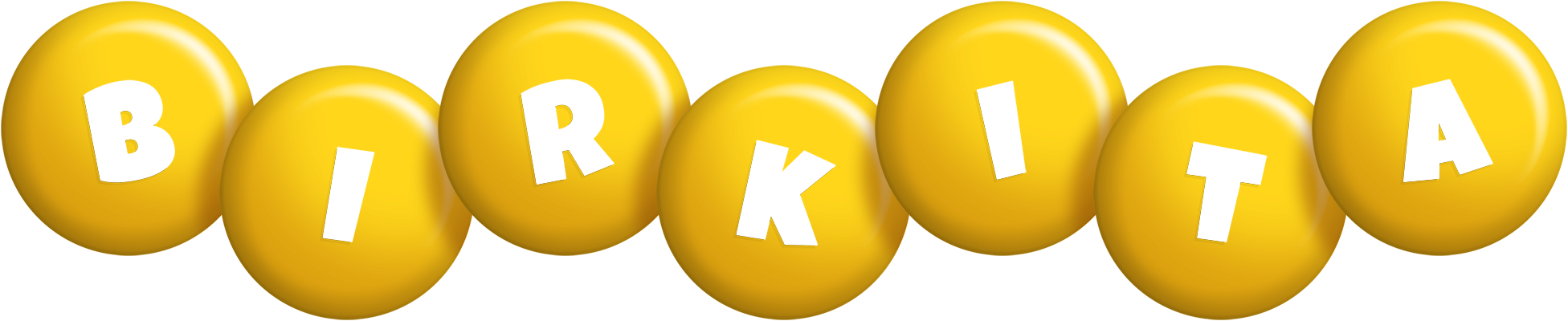 Birkita candy-yellow logo