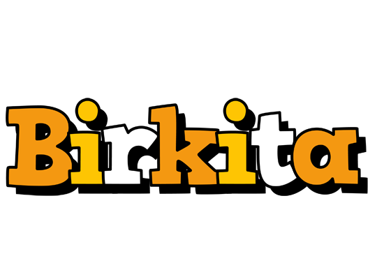 Birkita cartoon logo