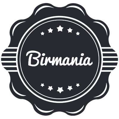 Birmania badge logo