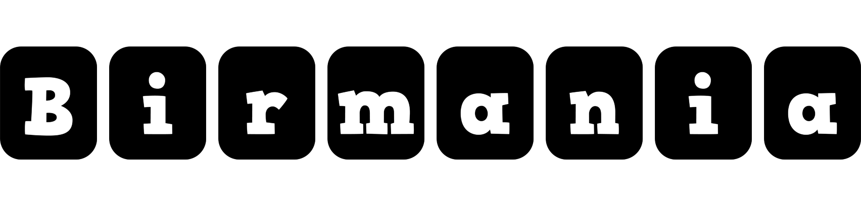 Birmania box logo