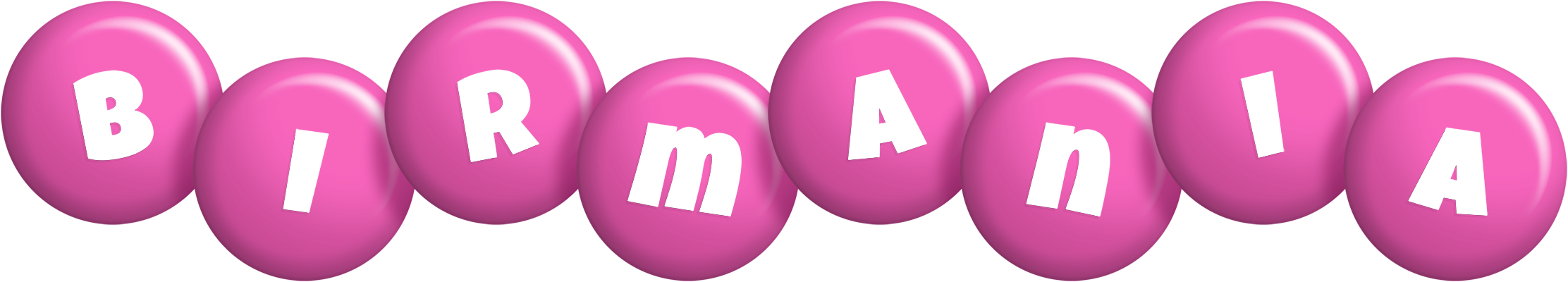 Birmania candy-pink logo