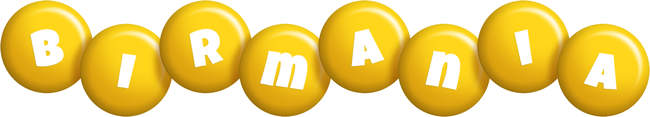 Birmania candy-yellow logo