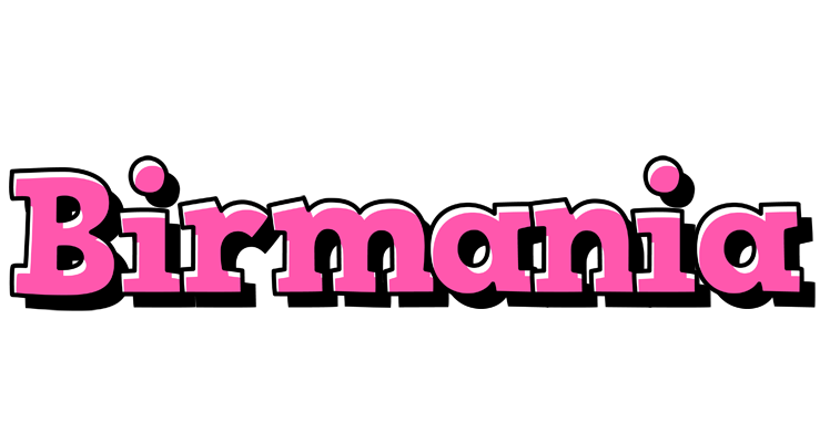 Birmania girlish logo
