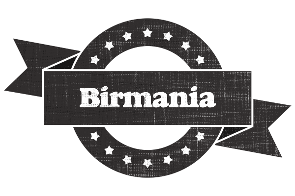 Birmania grunge logo