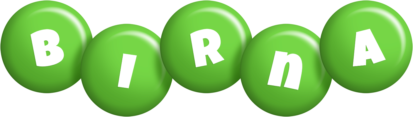 Birna candy-green logo