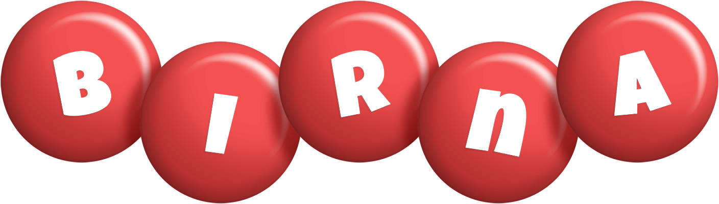 Birna candy-red logo
