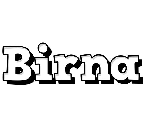 Birna snowing logo
